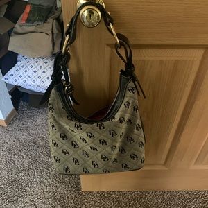 Dooney & Bourke Canvas Hobo Bag & Wallet